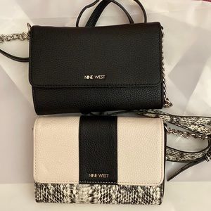Nine West dual cross body bags!